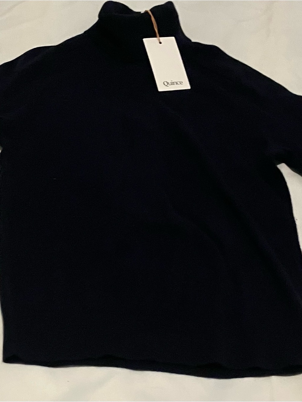 Quince Men’s Black Turtleneck Knit Sweater Size XS